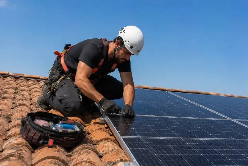 Maintenance et monitoring de panneaux solaires à Castels et Bézenac