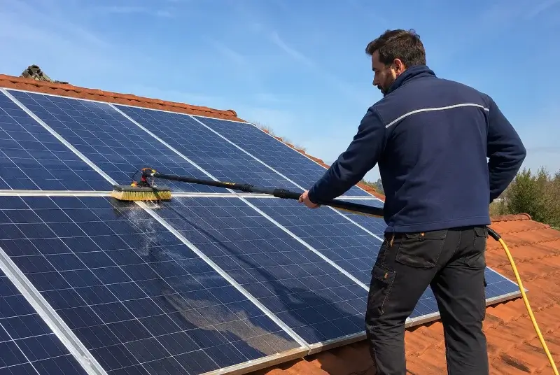 Nettoyage et entretien de panneaux solaires à Castels et Bézenac